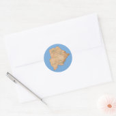 Botswana Kaart Sticker (Envelop)