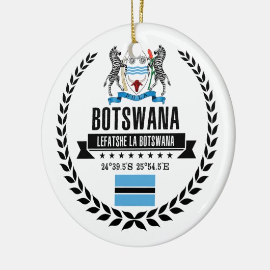 Botswana Keramisch Ornament (Links)