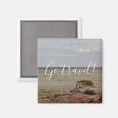 Botswana Kubu Baobab Island Go Travel Magnet (Voorkant / Achterkant)