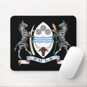 Botswana land wapen wapenschild symbool embleem vl muismat (Met muis)