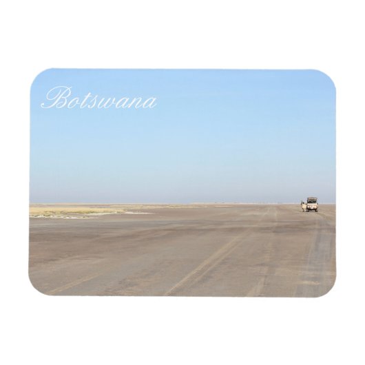Botswana Landscape Salt Pans Savannah Magneet (Horizontaal)