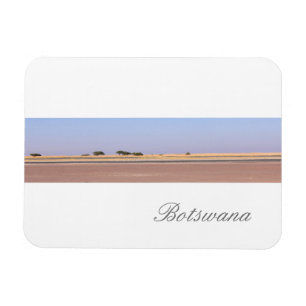 Botswana Landscape Salt Pans Savannah Magneet