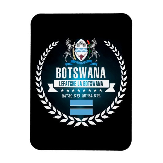 Botswana Magneet (Verticaal)
