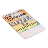 Botswana - Makgadikgadi Pan vintage reisposter Magneet (Rechterzijde)