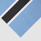 Botswana mode, Botswana Vlag tissuepapier (Detail)