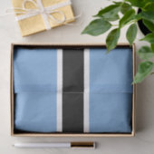 Botswana mode, Botswana Vlag tissuepapier (Geschenk)