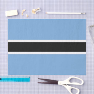 Botswana mode, Botswana Vlag tissuepapier
