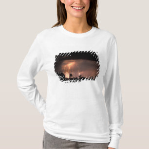 Botswana, Moremi Game Reserve, Bliksem vult T-shirt