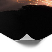 Botswana, Moremi Game Reserve, Lightning vult Poster (Hoek)