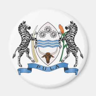 Botswana Officieel wapen Heraldiek Symbool Magneet