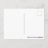 Botswana Okavango Delta Sunset Briefkaart (Achterkant)