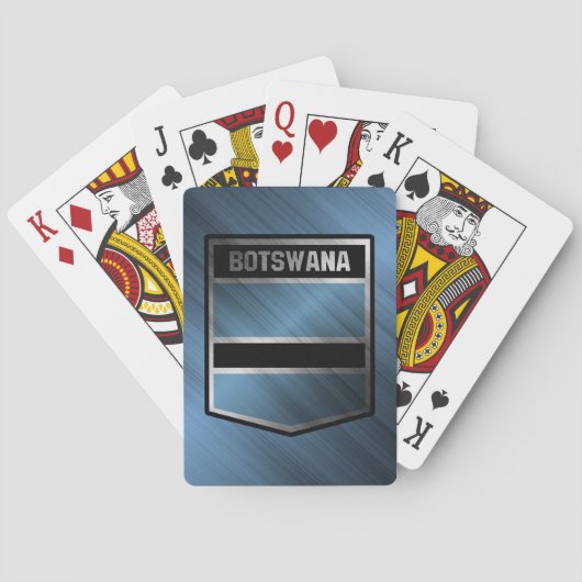 Botswana Pokerkaarten (Achterkant)