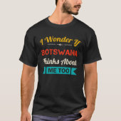 Botswana    Quote Vintage Souvenir T-shirt (Voorkant)