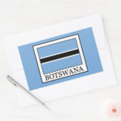 Botswana Rechthoekige Sticker (Envelop)