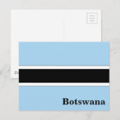 Botswana Reizen Toerisme Briefkaart (Voorkant / Achterkant)