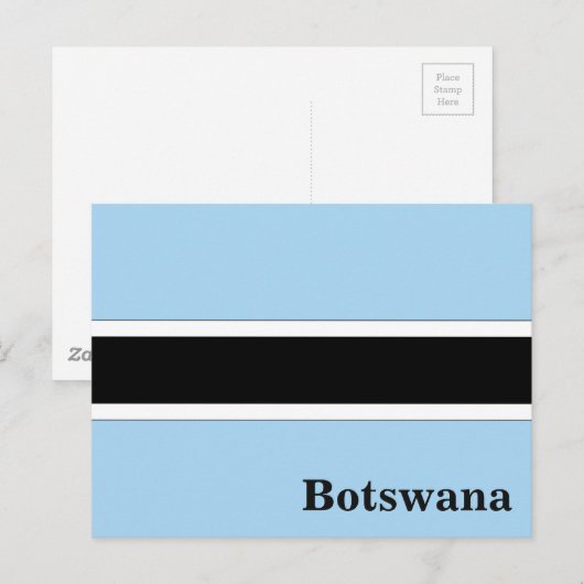  Botswana Reizen Toerisme Briefkaart (Voorkant / Achterkant)