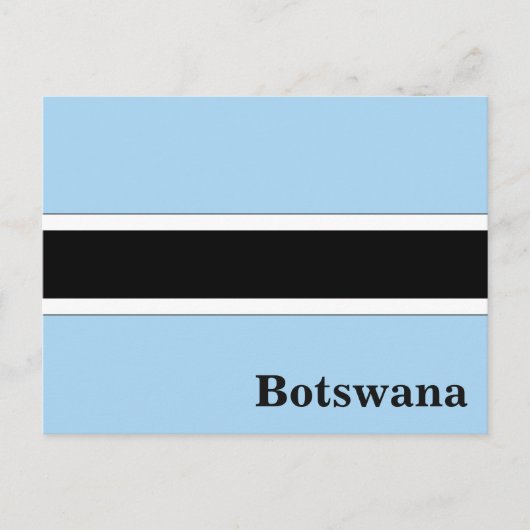 Botswana Reizen Toerisme Briefkaart (Voorkant)