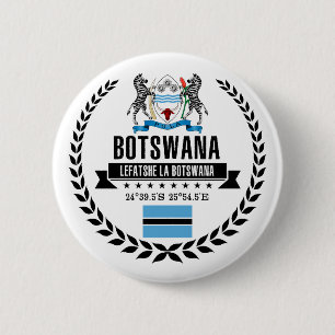 Botswana Ronde Button 5,7 Cm