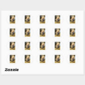 Botswana Ronde Sticker (Vel)