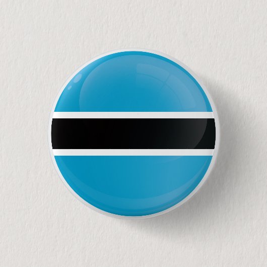 Botswana Round Icon Flag Ronde Button 3,2 Cm (Voorkant)