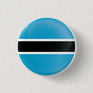 Botswana Round Icon Flag Ronde Button 3,2 Cm