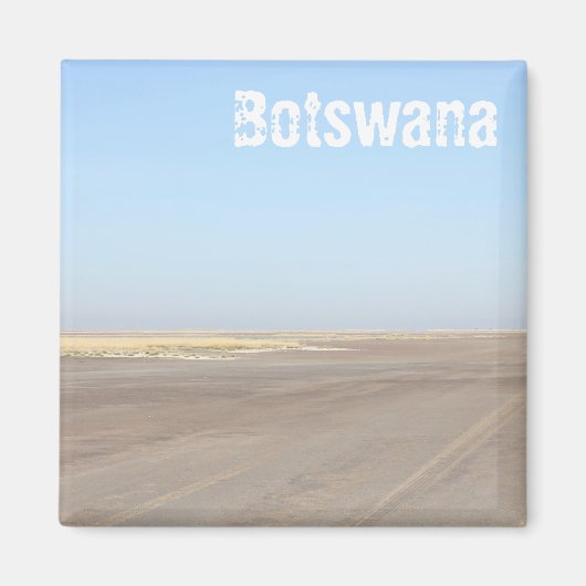 Botswana Salt Pans Savannah Savanna Natuur Magneet (Voorkant)