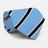 Botswana Stropdassen, mode Botswana Vlag, bedrijf Stropdas (Opgerold)