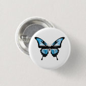 Botswana Swallowtail Butterfly Flag Sticker Ronde Button 3,2 Cm (Voorkant /achterkant)