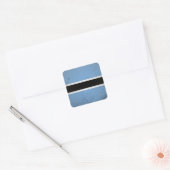 Botswana Vierkante Sticker (Envelop)