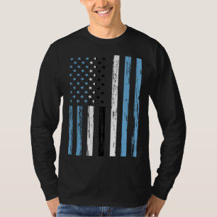 Botswana Vlag Amerika VS Het zit in mijn DNA voor T-shirt