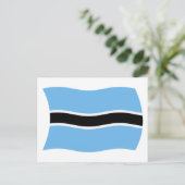 Botswana Vlag Ansichtkaart Briefkaart (Staand voorkant)