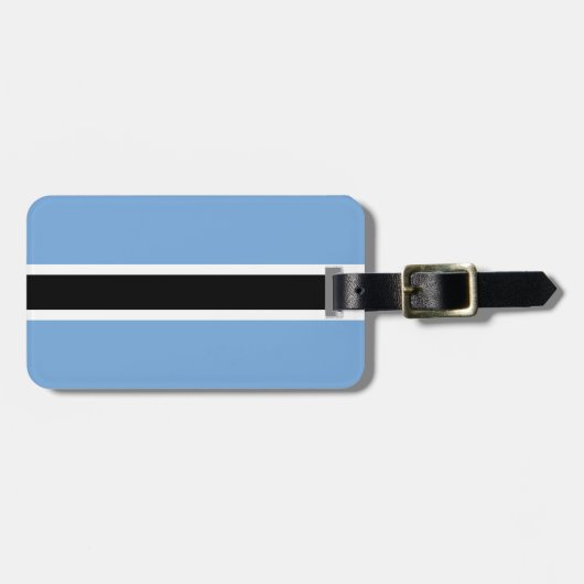 Botswana vlag bagagelabel (Voorkant horizontaal)