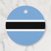 Botswana vlag bedankjes labels (Voorkant)