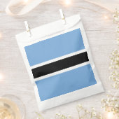Botswana vlag bedankzakje (Geknipt)