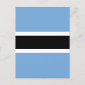 Botswana vlag briefkaart (Voorkant)