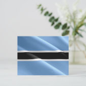 Botswana - Vlag - Briefkaart (Staand voorkant)