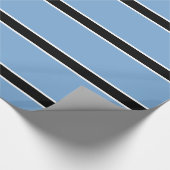 Botswana vlag cadeaupapier (Hoek)