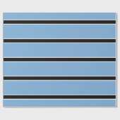 Botswana vlag cadeaupapier (Vlak)