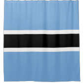 Botswana vlag douchegordijn (Voorkant)