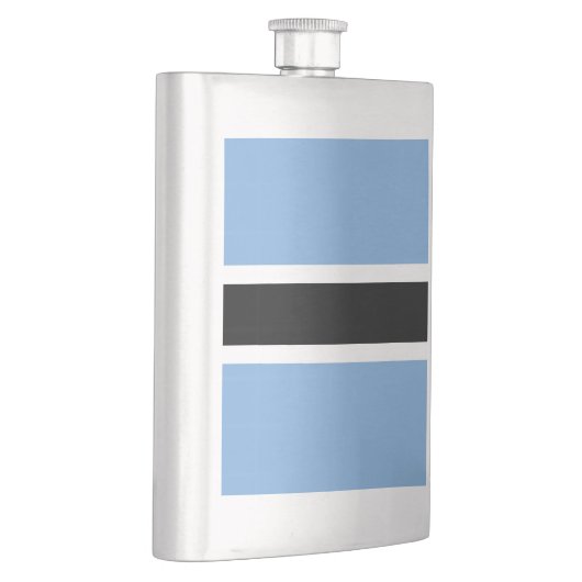 Botswana vlag flacon (Rechts)