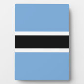 Botswana vlag fotoplaat (voorkant)