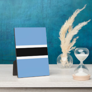 Botswana vlag fotoplaat
