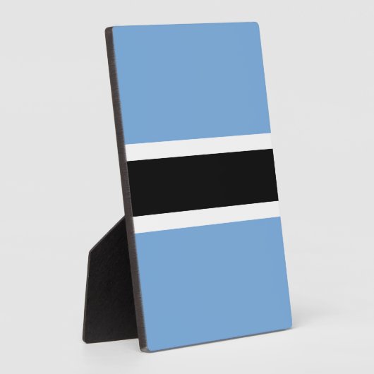 Botswana vlag fotoplaat (Zijkant)