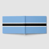 Botswana vlag gastenboek (Volledig)
