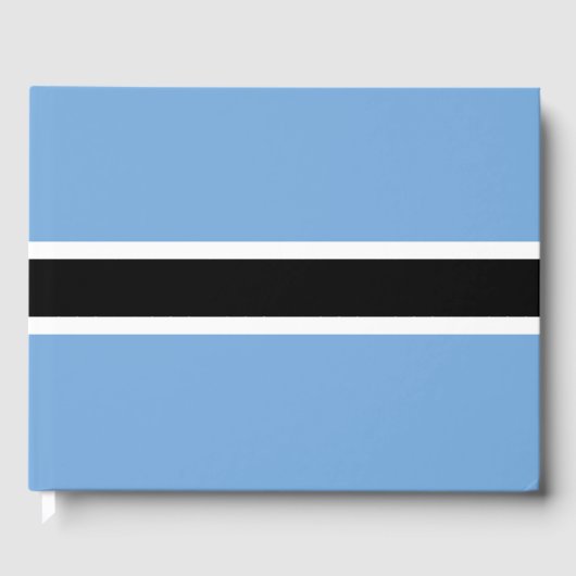 Botswana vlag gastenboek (Voorkant)