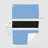 Botswana vlag golfhanddoek (Insitu)