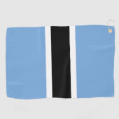 Botswana vlag golfhanddoek (Horizontaal)