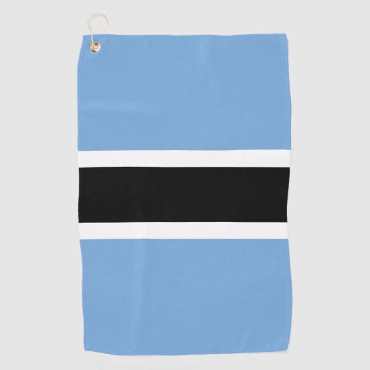 Botswana vlag golfhanddoek (Voorkant)