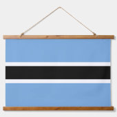 Botswana vlag hangend wandkleed (Voorkant)