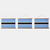Botswana vlag hangend wandkleed (Driedubbel)